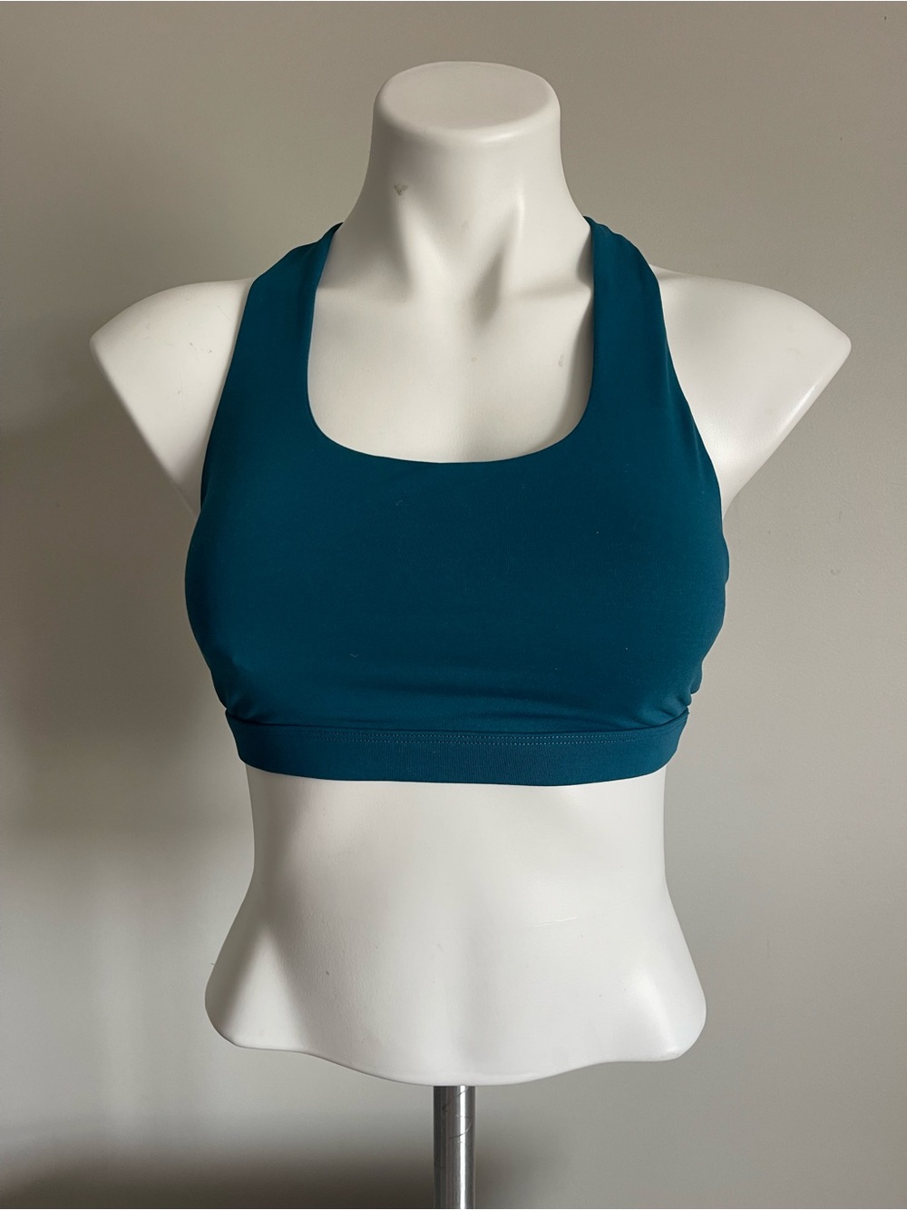 FABLETICS Teal Racerback Sports Bra Sz S